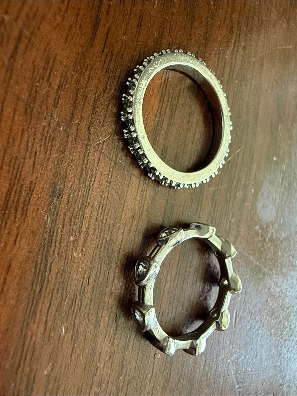 Silver Size 5 Kendra Scott Ring set
